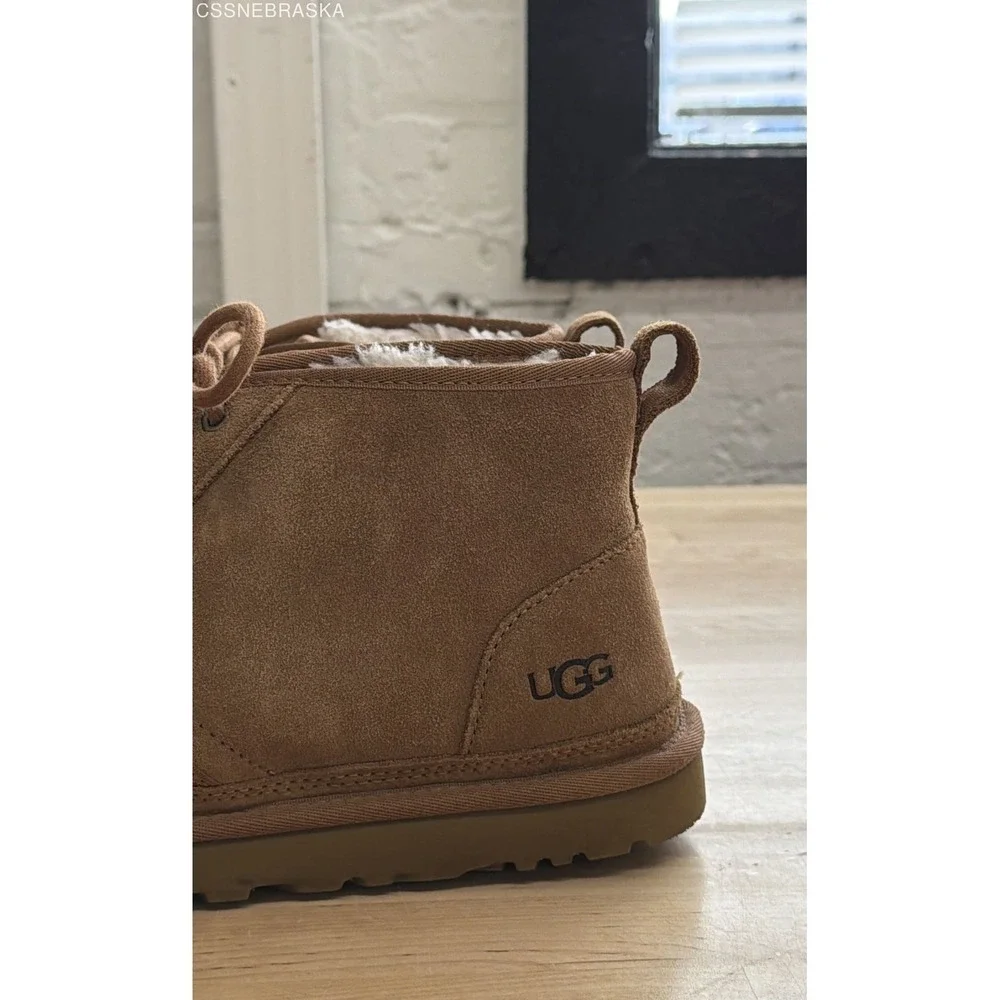 UGG Neumel Chestnut Suede Lace Up Chukka Boots Men's Size 12